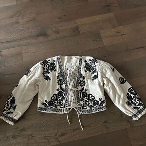 Free People Khaki jacket size large